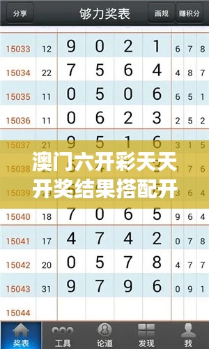 澳門六開彩天天開獎結(jié)果搭配開獎記錄表查詢功能介紹，享受極致的透明與公正
