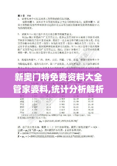 新奧門特免費資料大全管家婆料,統(tǒng)計分析解析說明_蘋果3.507