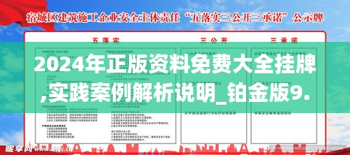 2024年正版資料免費(fèi)大全掛牌,實踐案例解析說明_鉑金版9.670