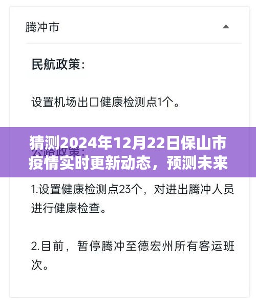 保山市疫情發(fā)展趨勢預(yù)測分析與未來展望，2024年12月22日實時更新動態(tài)猜想