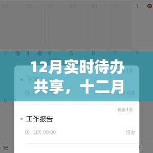 十二月待辦共享，高效規(guī)劃日程，輕松生活共享計劃