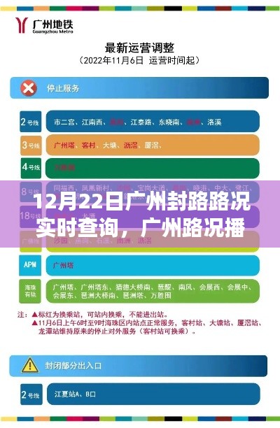 廣州封路路況實時查詢，出行必備攻略，掌握最新路況播報