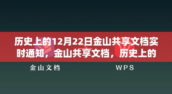 歷史上的12月22日金山共享文檔重塑界限，實(shí)時(shí)通知引領(lǐng)文檔共享新時(shí)代