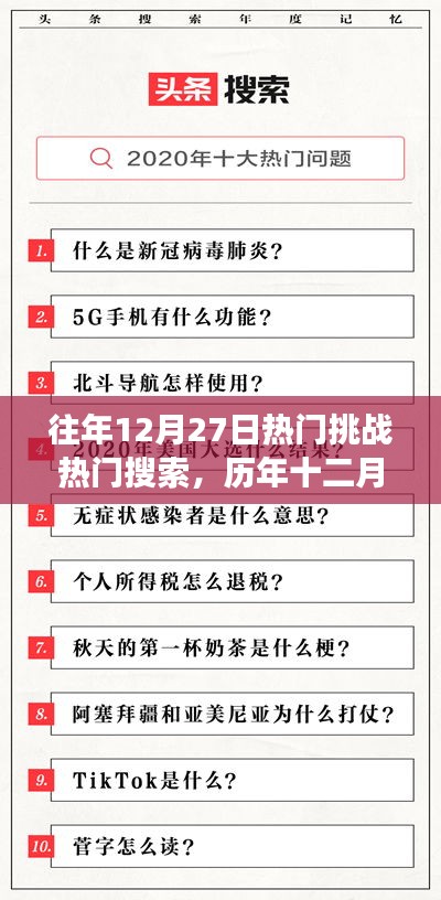 歷年十二月二十七日熱門挑戰(zhàn)與搜索背后的多維度視角深度解析